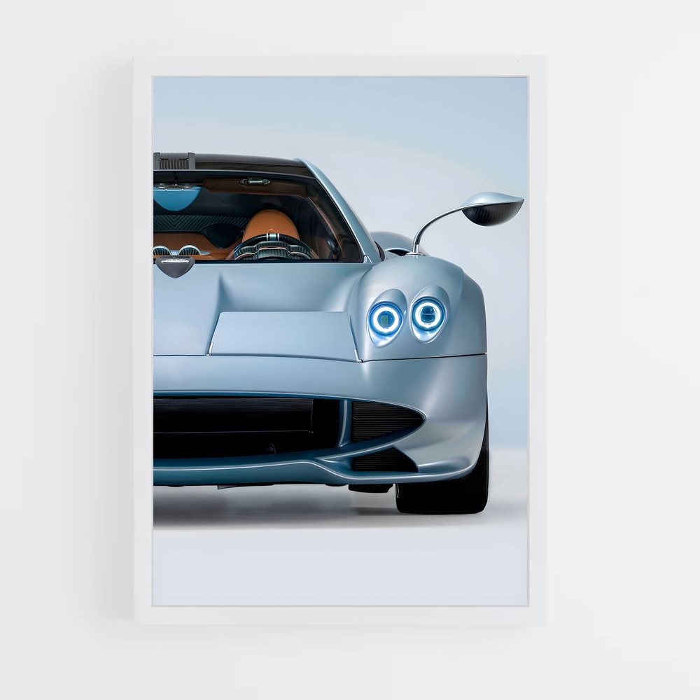 Poster Huayra Blue Dream – affiche Pagani (vue 3)